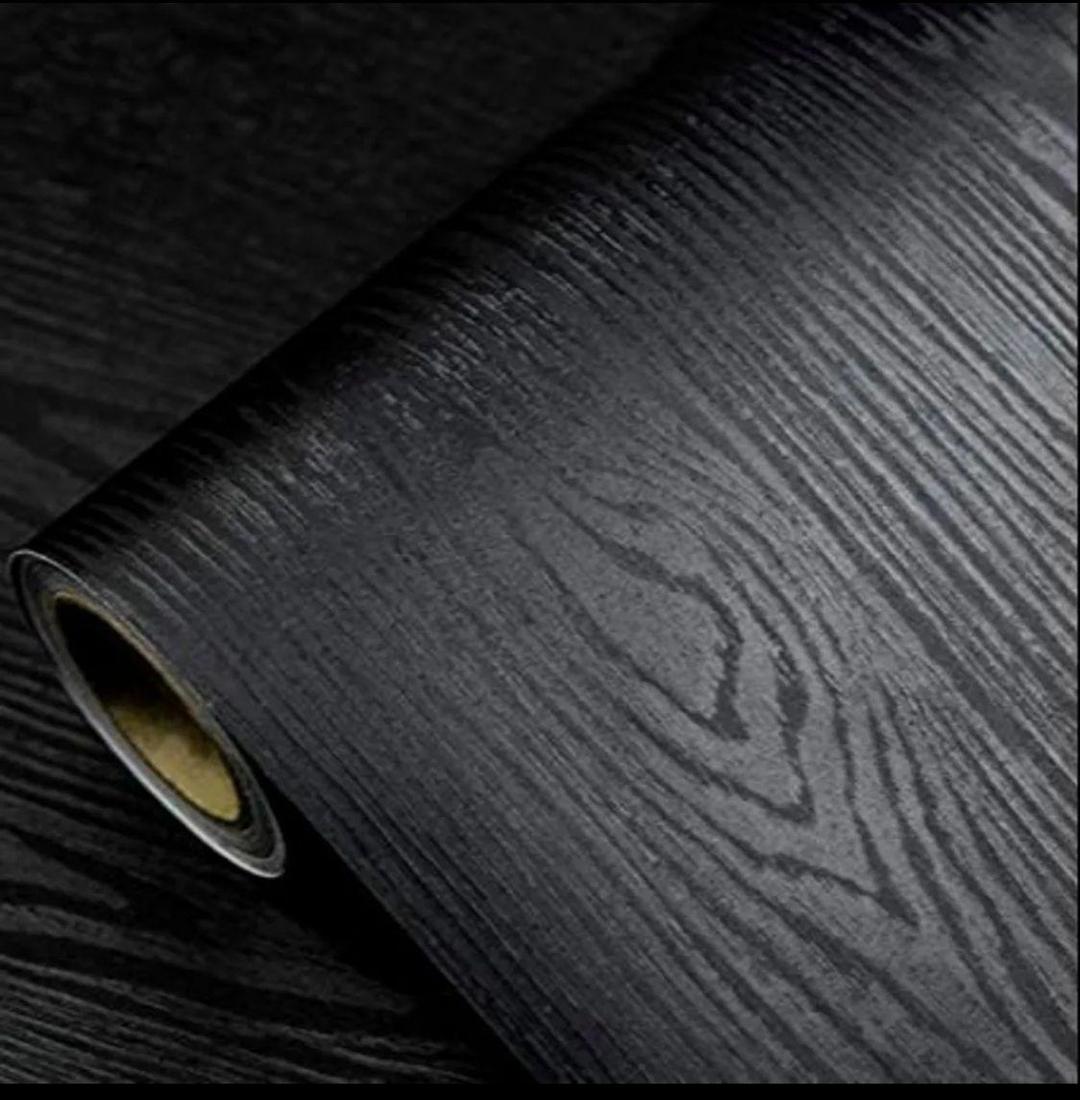 60cm x 200cm Waterproof Wood Vinyl Self-Adhesive Wallpaper Roll – Decorative Contact Paper for Cabinets, Doors & Furniture