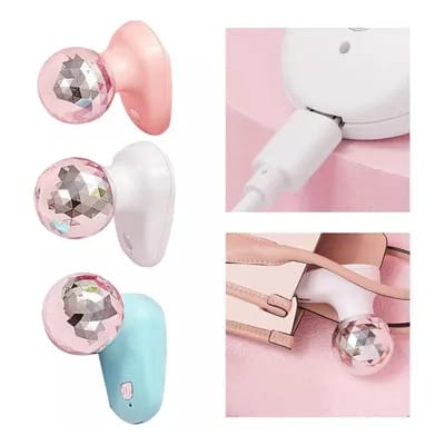 Mini USB Rechargeable Handheld Massager – 6 Vibration Levels for Muscle Relief & Relaxation Random Colors