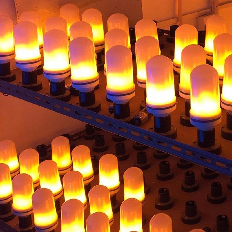 E27 LED Flame Effect Bulb – Realistic Fire Light Lamp for Home Decoration & Night Lighting