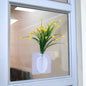 4 PCs Wall Mounted Sticky Vases – Decorative Flower Display Plant Holders for Home Wall Decor