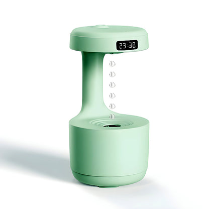 600ml Anti-Gravity Cool Mist Humidifier with Clock & Aroma Diffuser – LED Display for Office & Bedroom4