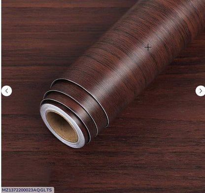 60cm x 200cm Waterproof Wood Vinyl Self-Adhesive Wallpaper Roll – Decorative Contact Paper for Cabinets, Doors & Furniture
