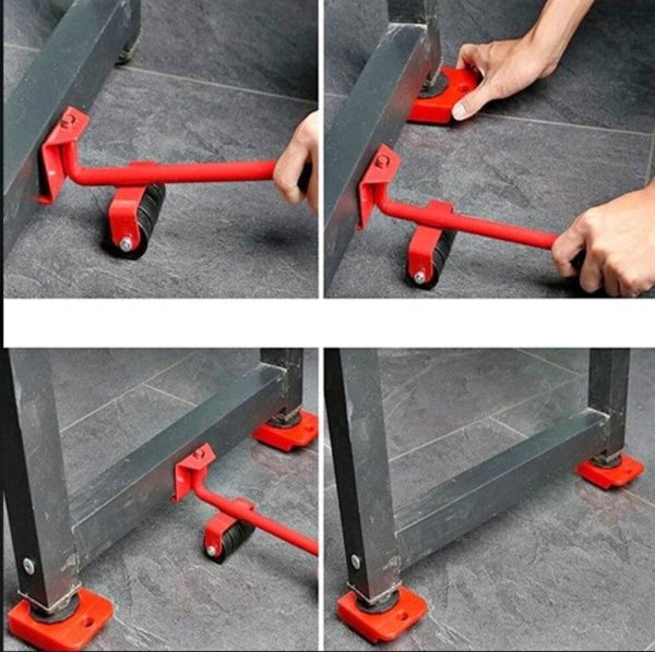 Furniture Lifter Mover Tool Set | Heavy-Duty Rollers for Easy Furniture Moving