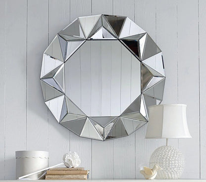 Modern Venetian Wall Mirror – Decorative Vanity Art Mirror for Living Room, Bedroom & Hallway