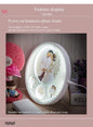 7-Inch European Acrylic Photo Frame with LED Light – Wall & Tabletop Home Decoration