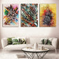 Set Of 3pcs Islamic Wall Frames, Sticky Phototiles 8×16 Inch Size 6.5mm Mdf